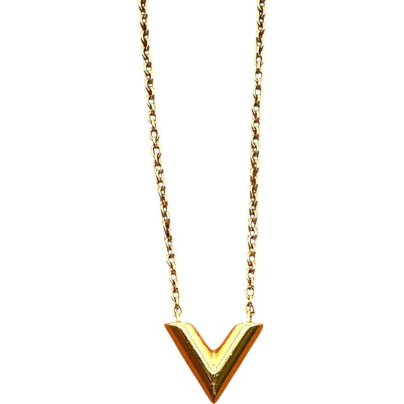 946267BM (S3) Louis Vuitton Necklace Gold Metal - Picture 2 of 11